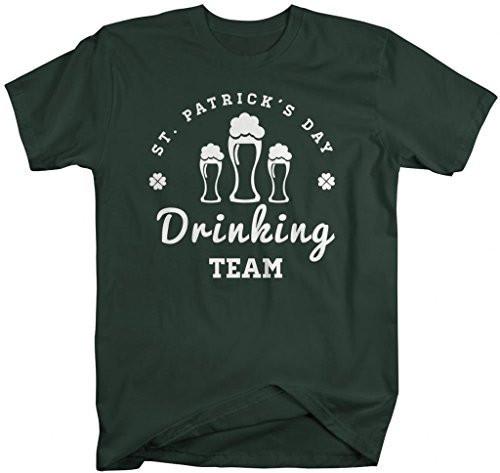 Shirts By Sarah Men's Funny St. Patrick's Day Drinking Team T-Shirt-Shirts By Sarah