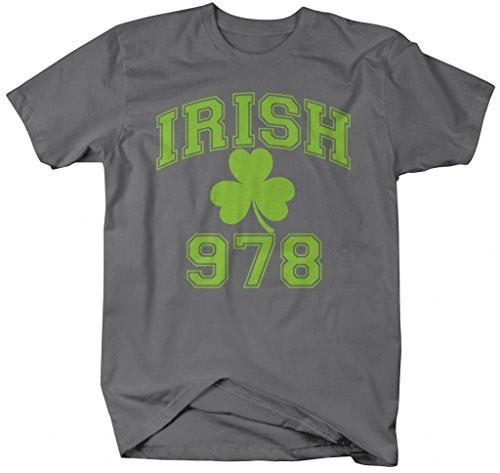 Shirts By Sarah Men's St. Patrick's Day Area Code T-Shirt Gloucester Irish 978-Shirts By Sarah