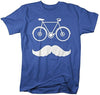 Shirts By Sarah Men's Hipster Bicycle Mustache T-Shirt