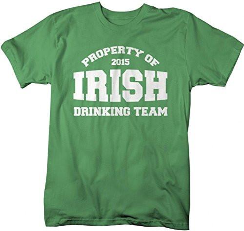 Shirts By Sarah Men's Property Of Irish Drinking Team St. Patrick's Day T-Shirt-Shirts By Sarah