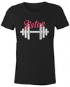 Shirts By Sarah Women's Matching Swole Mates Sistas Workout T-Shirts (Sistas)