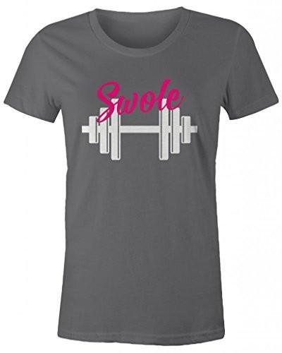 Shirts By Sarah Women's Matching Swole Mates Workout T-Shirts (Swole)-Shirts By Sarah