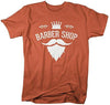 Shirts By Sarah Men's Barber Shop T-Shirt Stylist Mustache Goatee Shirts
