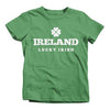 Shirts By Sarah Boy's St. Patrick's Day Ireland Lucky Irish T-Shirt