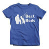 Shirts By Sarah Boy's Matching Father Son Best Buds Fishing T-Shirt