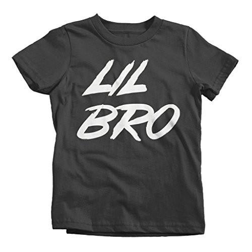 Shirts By Sarah Boy's Lil Bro T-Shirt Brother Matching Shirts-Shirts By Sarah