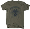 Shirts By Sarah Men's Grunge Urban Lumberjack T-Shirt Woodchoppers Skull