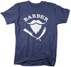 Shirts By Sarah Men's Barber T-Shirt Hair Stylist Mustache Beard Shirts
