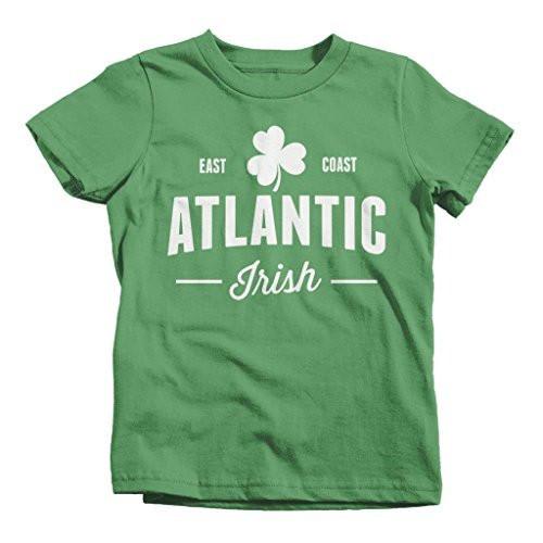 Shirts By Sarah Boy's St. Patrick's Day Atlantic Irish T-Shirt Pride Shirts-Shirts By Sarah