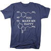 Shirts By Sarah Men's Geek Dopamine Serotonin T-Shirt Chemistry Shirts