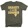Shirts By Sarah Men's Geek Gravity Downer Funny Physics Science T-Shirt