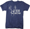 Shirts By Sarah Men's Funny Hunting Size Matters Buck T-Shirt Hunter