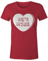 Shirts By Sarah Women's Matching Valentine's Day Couples T-Shirts He's Mine Heart Shirts