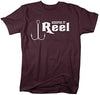 Shirts By Sarah Men's Funny Fishing T-Shirt Keepin' It Reel Hook Shirts