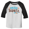 Shirts By Sarah Little Boy's Little Mister Thankful Thanksgiving Toddler Raglan