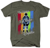 Shirts By Sarah Men's Hipster Artist T-Shirt Astronaut Universe Inspiration Shirt