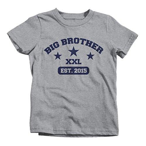 Shirts By Sarah Boy's Big Brother Est. 2015 Shirts XXL T-Shirt-Shirts By Sarah