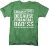 Shirts By Sarah Men's Unisex Accounting T-Shirt Financial Bad*ss Funny Shirts