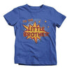 Shirts By Sarah Boy's I'm The Little Brother Comic T-Shirt Bubble Stars Fun Shirt