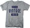 Shirts By Sarah Men's Original Vintage Birthday Year Shirts Made In 1979 T-Shirt