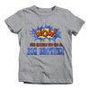Shirts By Sarah Boy's Big Brother To Be T-Shirt Comic Style Baby Reveal Shirt
