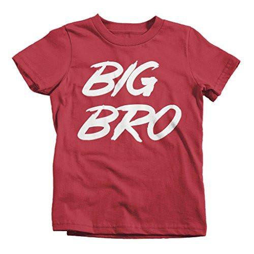 Shirts By Sarah Boy's Big Bro T-Shirt Brother Shirts Promoted To Youth-Shirts By Sarah