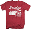 Shirts By Sarah Men's Funny Hunting T-Shirt Grandpa Is My Name Hunting Is My Game Shirt