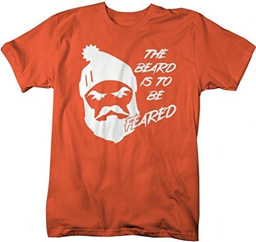 Shirts By Sarah Men's Funny Beard To Be Feared Angry Lumberjack T-Shirt-Shirts By Sarah