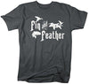 Shirts By Sarah Men's Fin and Feather T-Shirt Hunter Shirt Birds Fish