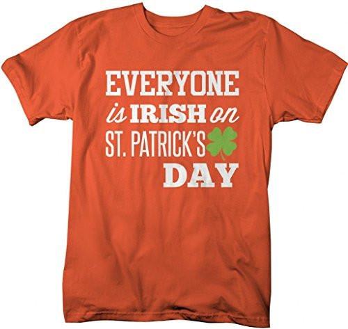 Shirts By Sarah Men's Everyone Irish St. Patrick's Day T-Shirts-Shirts By Sarah
