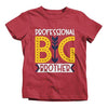 Shirts By Sarah Boy's Professional Big Brother T-Shirt Cute Sibling Shirt