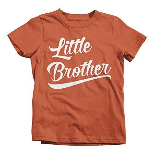 Shirts By Sarah Boy's Little Brother T-Shirt Sibling Shirts Matching Tees-Shirts By Sarah