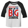 Shirts By Sarah Boy's Toddler Promoted to Big Brother Dotty T-Shirt Cute Shirt Promoted to T-Shirt 3/4 Sleeve Raglan