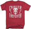 Shirts By Sarah Men's Career Firefighter T-Shirt Fireman Shirts