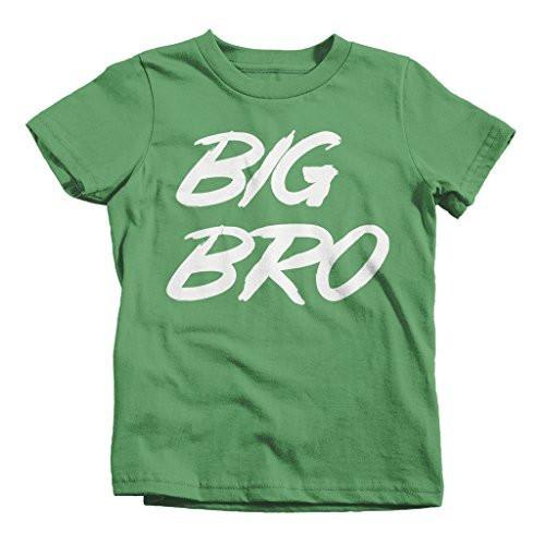 Shirts By Sarah Boy's Big Bro T-Shirt Brother Shirts Promoted To Youth-Shirts By Sarah