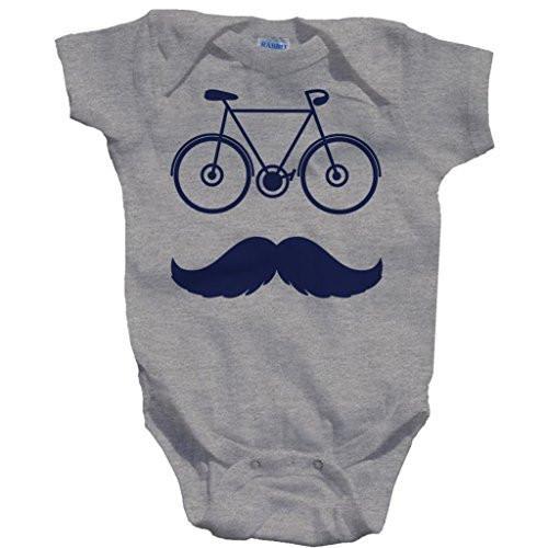 Shirts By Sarah Baby Cute Hipster Bicycle Creeper One Piece Bodysuit-Shirts By Sarah