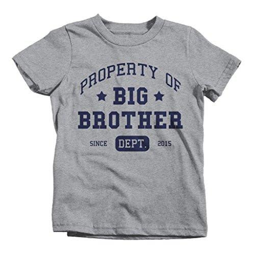 Shirts By Sarah Boy's Promoted Big Brother Dept T-Shirt Athletic Shirts 2015-Shirts By Sarah