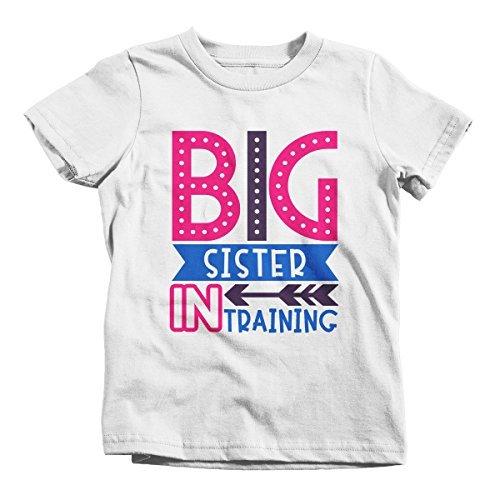 Shirts By Sarah Girl's Big Sister in Training T-Shirt Promoted Shirt Baby Announcement-Shirts By Sarah