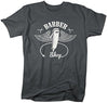 Shirts By Sarah Men's Barber Shirts Clippers Wings Clippers Shirt For Barbers