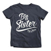 Shirts By Sarah Girl's Big Sister Est. 2017 T-Shirt Sibling Matching Shirts