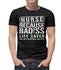 Shirts By Sarah Men's Funny Nurse T-Shirt Bad*ss Life Saver Ring Spun Cotton-Shirts By Sarah
