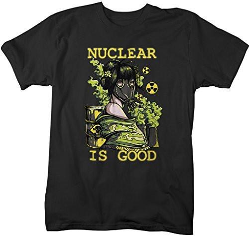 Shirts By Sarah Men's Grunge Nuclear Is Good Ironic T-Shirt Hipster Shirts-Shirts By Sarah