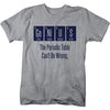 Shirts By Sarah Men's Geek Periodic Table Genius Science T-Shirt