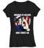 Women's V-Neck Nurse T Shirt America Is Calling Shirt Nurse Shirt I Must Go Nurse Gift Idea American Flag Shirts Hero Shirt-Shirts By Sarah