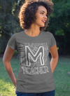 Women's Math Teacher T Shirt Math Typography T Shirt Cute Back To School Shirt Mathematics Teacher Gift Shirts