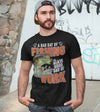 Men's Funny Fishing T Shirt Bad Day Fishing Shirt Beats Good Day Work Shirt Fisherman Shirt Fishing Gift
