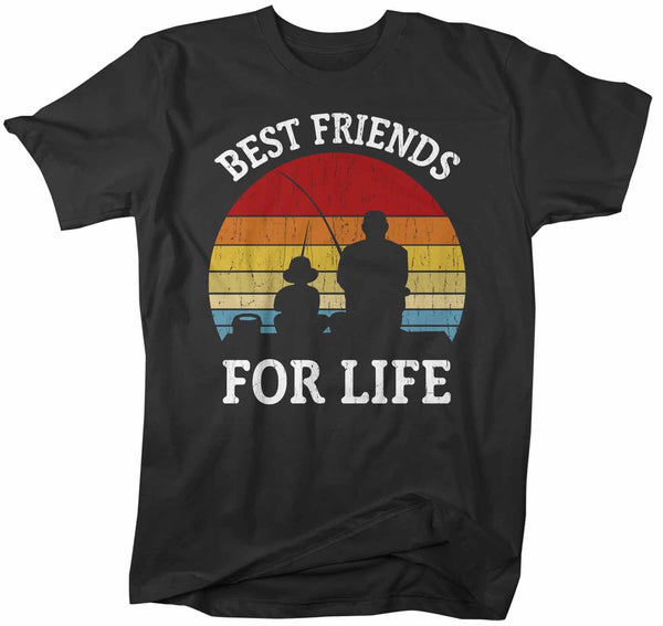 Men's Fishing T Shirts Matching Father Son Best Friends For Life Shirts Father's Day Gift Idea Vintage Shirt-Shirts By Sarah