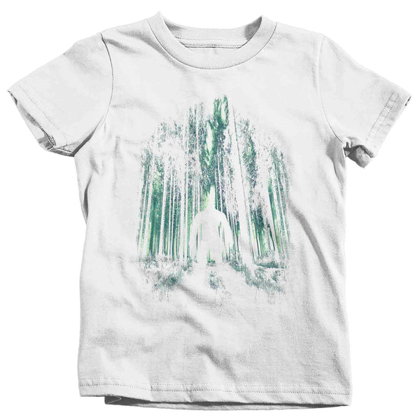 Kids Cool Bigfoot T-Shirt Forest Sasquatch Tee Grunge Hide Seek Hipster Boy's Girl's Unisex Youth-Shirts By Sarah