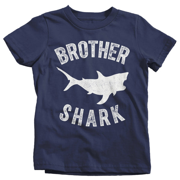 Kids Brother Shark T Shirt Shark Shirts Matching Brother TShirt Matching Shirt Gift Idea Tee Family Shirts-Shirts By Sarah