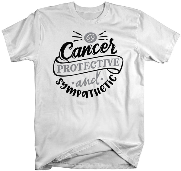 Men's Cancer T-Shirt Protective & Sympathetic Shirt Horoscope Shirt Astrology Shirts Cancer TShirt Astrological-Shirts By Sarah